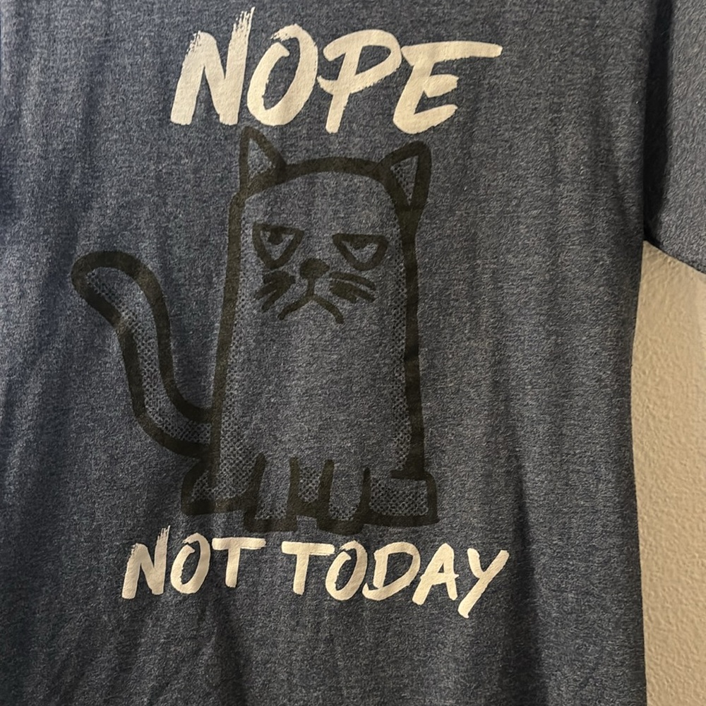 Grumpy Cat “Nope Not Today” Graphic Tee Size Small - image 2